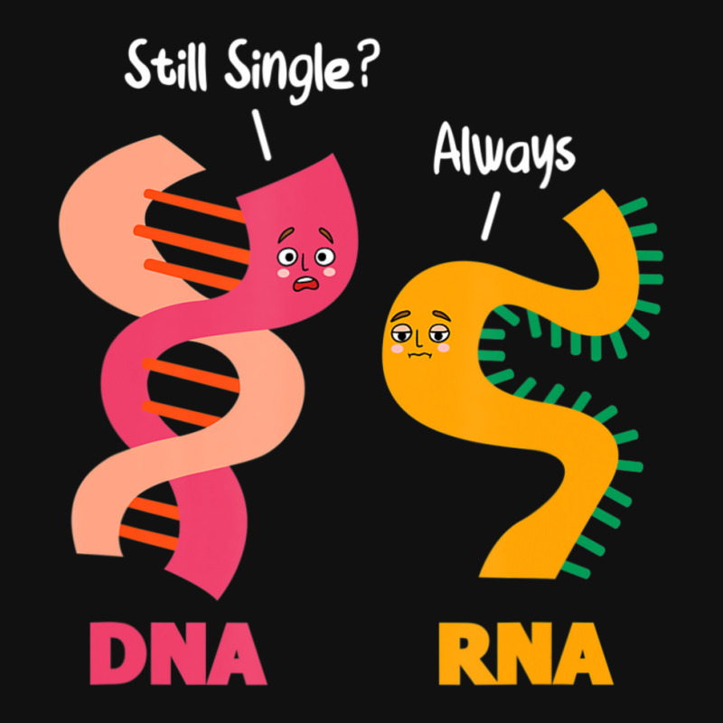 Still Single Always Dna Rna Chains Biology Lover Biochemist Metal Print Horizontal | Artistshot