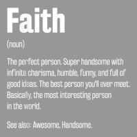 Faith Definition Funny First Name Humor Nickname T Shirt Women's V-neck T-shirt | Artistshot