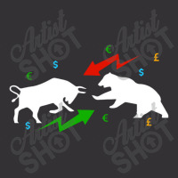 Bull Vs. Bear Market Vintage Hoodie And Short Set | Artistshot