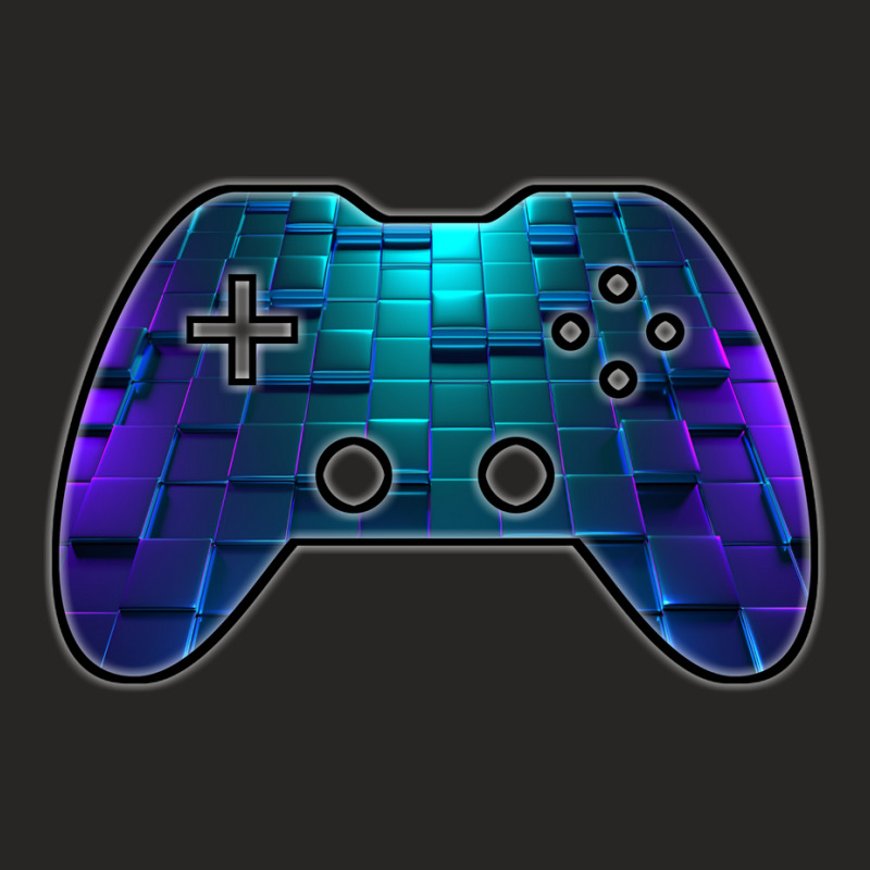 3d Abstract Blocks Pattern Gaming Gamer Abstract Gamepad Controller Vi Ladies Fitted T-Shirt by wsletiguuri | Artistshot