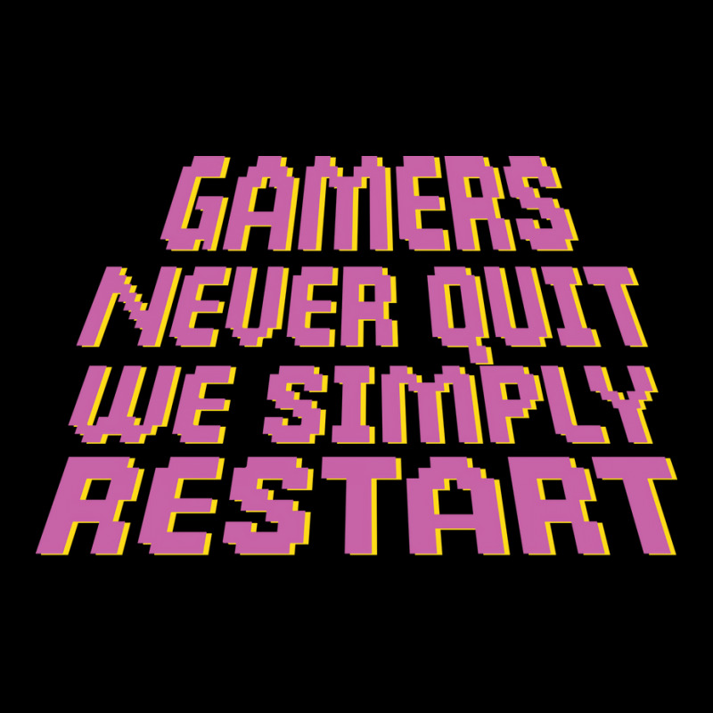 Gamers Never Quit We Simply Restart Nature Pocket T-Shirt by wsletiguuri | Artistshot