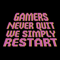 Gamers Never Quit We Simply Restart Nature Zipper Hoodie | Artistshot