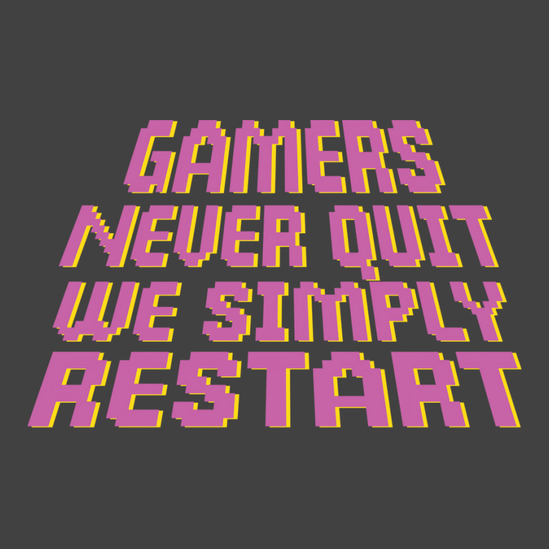 Gamers Never Quit We Simply Restart Nature Vintage T-Shirt by wsletiguuri | Artistshot