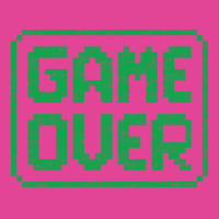 Game Over Green Worn Quote T-shirt | Artistshot