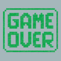 Game Over Green Worn Quote Unisex Sherpa-lined Denim Jacket | Artistshot