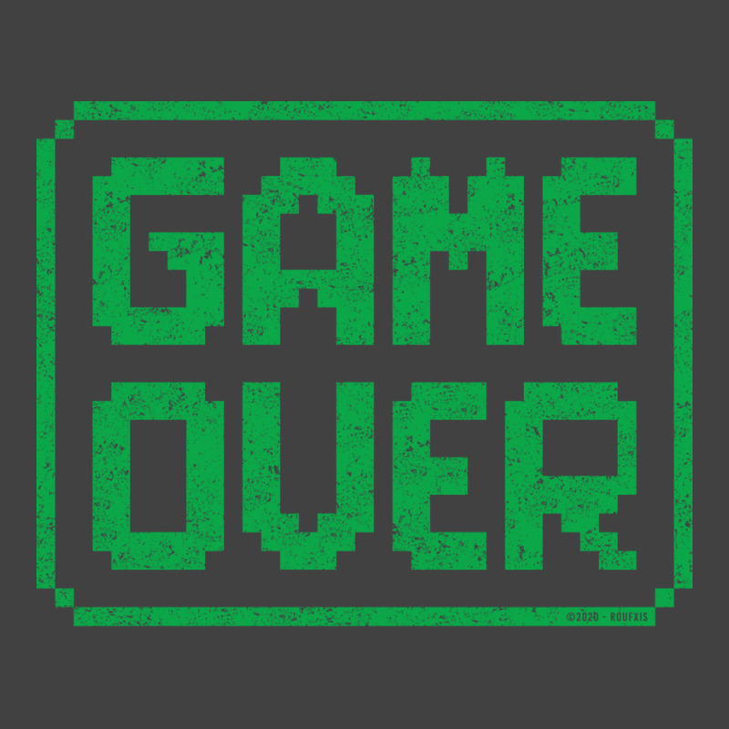 Game Over Green Worn Quote Vintage T-Shirt by peemotchalwe4 | Artistshot