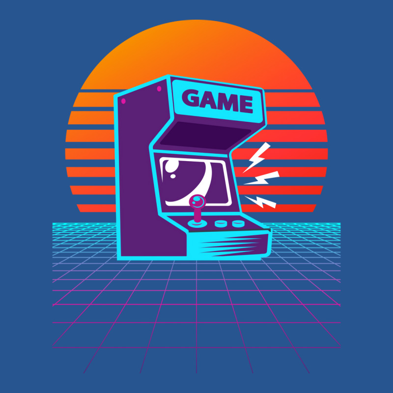 Arcade Machine Retrowave Humor Ladies Fitted T-Shirt by eullershexs | Artistshot