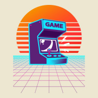 Arcade Machine Retrowave Humor Cropped Hoodie | Artistshot