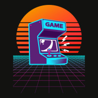 Arcade Machine Retrowave Humor Scorecard Crop Tee | Artistshot