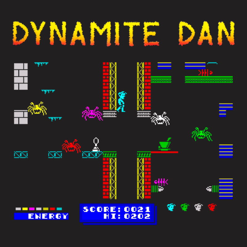 Mod7 Arcade Dynamite Dan Video Game 80s T-Shirt by asaquegaikad | Artistshot