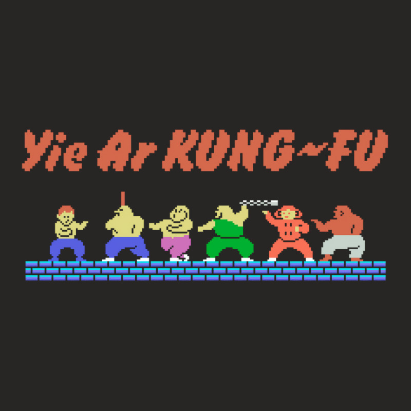 Mod1 Arcade Yie Ar Kungfu Video Game 70s Ladies Fitted T-Shirt by peemotchalwe4 | Artistshot