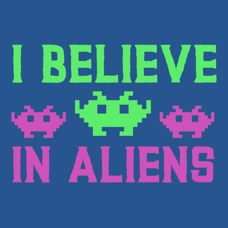 I Believe In Aliens Boy Ladies Fitted T-Shirt by tusuppelekc | Artistshot