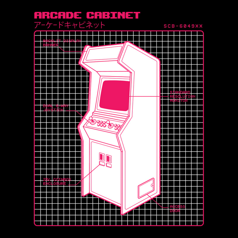 Retro Video Game Arcade Cabinet Diagram Aesthetic Legging by asaquegaikad | Artistshot