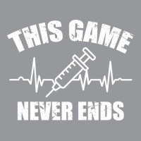 Gamer Quote Heartbeat Syringe This Game Never Ends Vintage Bucket Hat | Artistshot