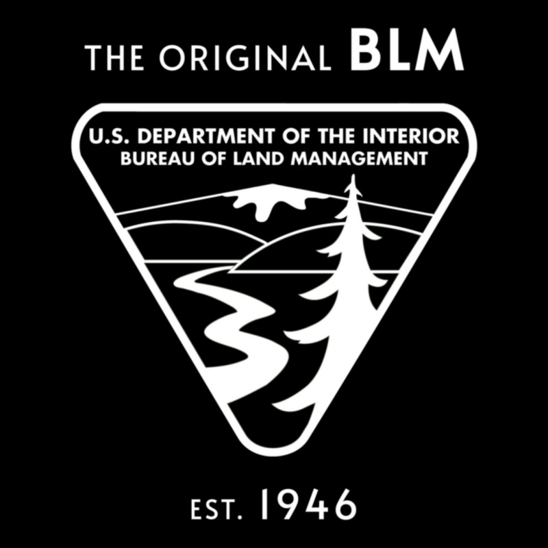 The Original Blm Est. 1946bureau Of Land Management White Women's V-Neck T-Shirt by JohnLoechler | Artistshot