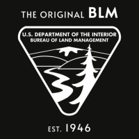 The Original Blm Est. 1946bureau Of Land Management White Scorecard Crop Tee | Artistshot