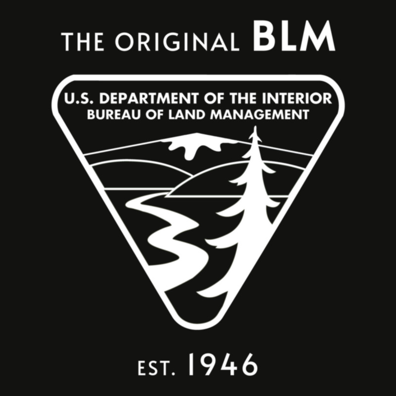 The Original Blm Est. 1946bureau Of Land Management White Scorecard Crop Tee by JohnLoechler | Artistshot