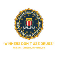 Winners Dont Use Drugs Trending Crewneck Sweatshirt | Artistshot