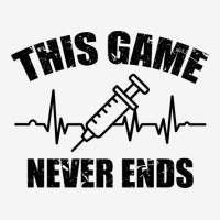 Gamer Quote Heartbeat Syringe This Game Never Ends Tumblr Adjustable Cap | Artistshot