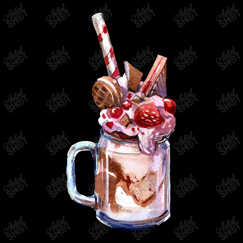 Chocolate Strawberry Milkshake,chocolate Strawberry Overshake V-Neck Tee by marinah | Artistshot