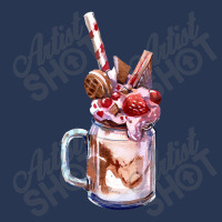 Chocolate Strawberry Milkshake,chocolate Strawberry Overshake Men Denim Jacket | Artistshot