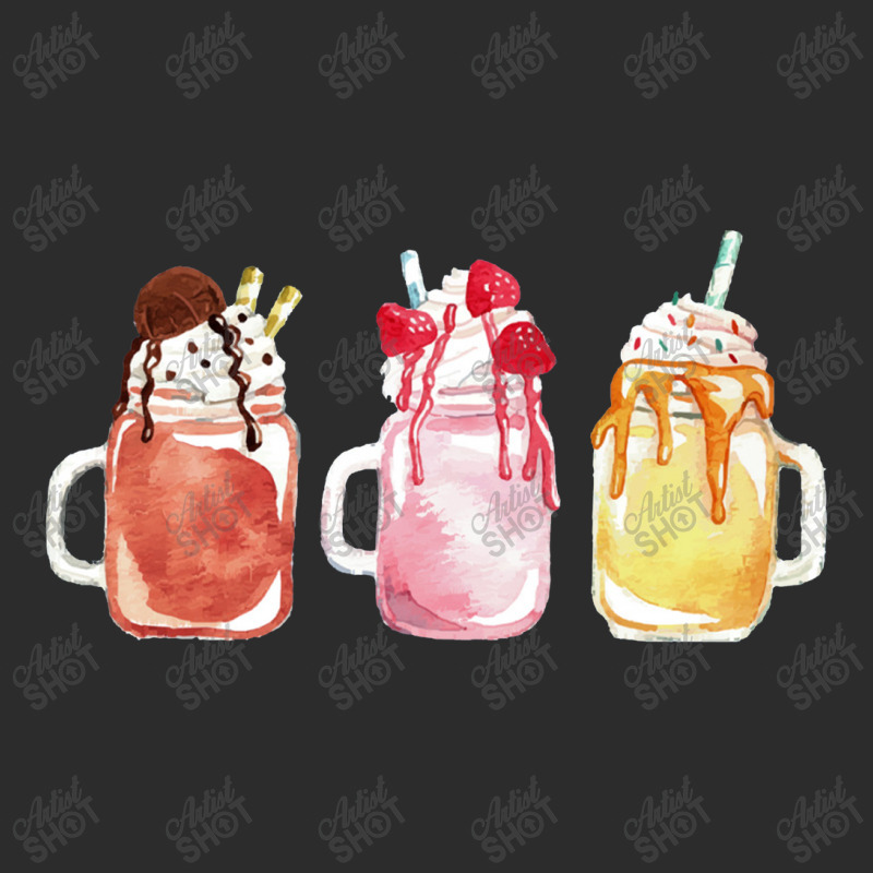 Chocolate Strawberry Vanilla Milkshake,triple Milkshake Set Exclusive T-shirt by marinah | Artistshot