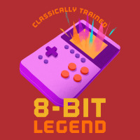 Retro Gamer 8bit Legend Handheld Trending Ladies Fitted T-shirt | Artistshot