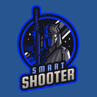 Blue Smart Shooter With A Sniper Riffle Yellow Ladies Fitted T-shirt | Artistshot