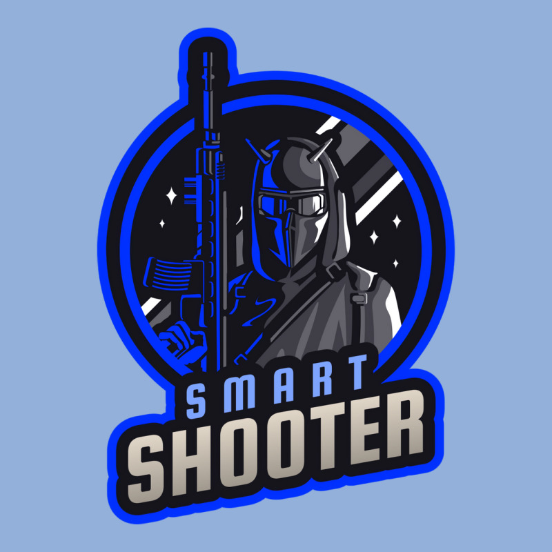 Blue Smart Shooter With A Sniper Riffle Yellow Racerback Tank by meisammayukat | Artistshot