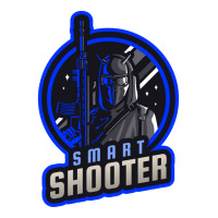 Blue Smart Shooter With A Sniper Riffle Yellow Maternity Scoop Neck T-shirt | Artistshot