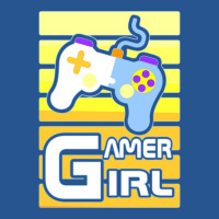 Yellow Gamer Girl 70s Ladies Fitted T-shirt | Artistshot