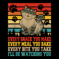 Funny Snack Meal And Bite I'll Be Watching You Siberian Cat T Shirt Men's Long Sleeve Pajama Set | Artistshot