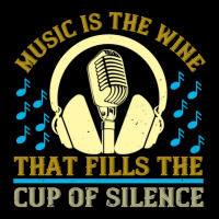 Music Is The Wine That Fills The Cup Of Silence .png Maternity Scoop Neck T-shirt | Artistshot