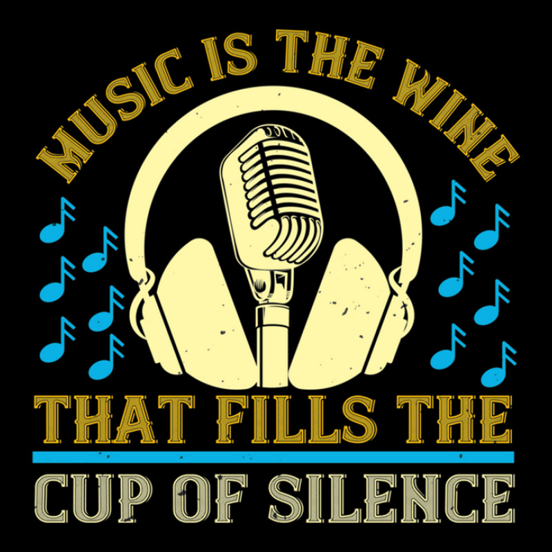 Music Is The Wine That Fills The Cup Of Silence .png Maternity Scoop Neck T-shirt by AmyHogan | Artistshot