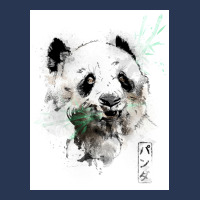 Panda Bear Watercolors Men Denim Jacket | Artistshot