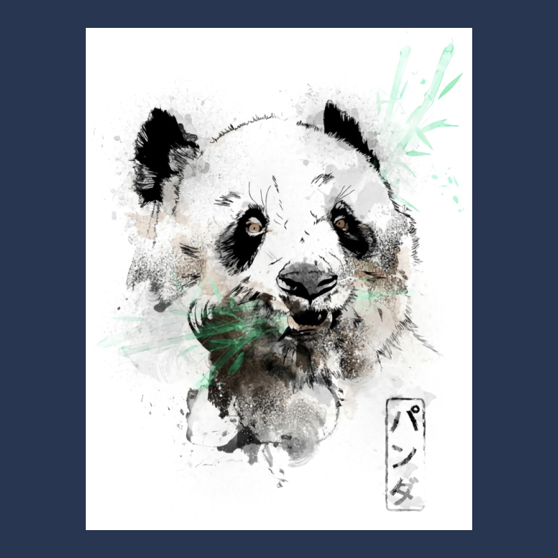 Panda Bear Watercolors Men Denim Jacket by kiwakgbarenv | Artistshot