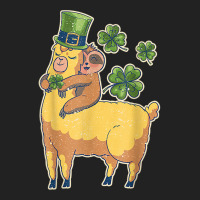 Funny Irish Sloth Llama Shamrock St Patricks Day Animal Love T Shirt Backpack | Artistshot