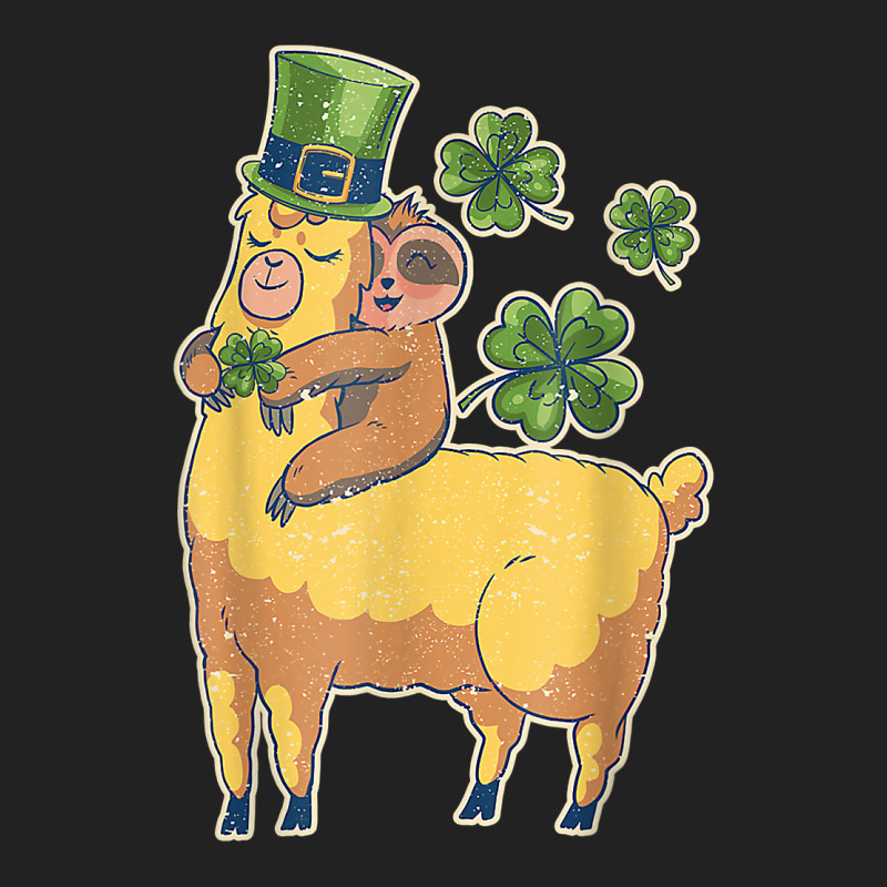 Funny Irish Sloth Llama Shamrock St Patricks Day Animal Love T Shirt Backpack | Artistshot