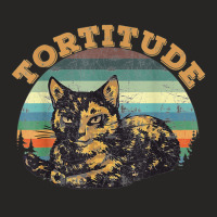 Tortitude Cat Torties Are Feisty Tortoiseshell Kitty Cat Lover Funny G Ladies Fitted T-shirt | Artistshot