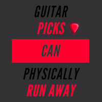 Guitar Picks Can Physically Run Away White Vintage Short | Artistshot