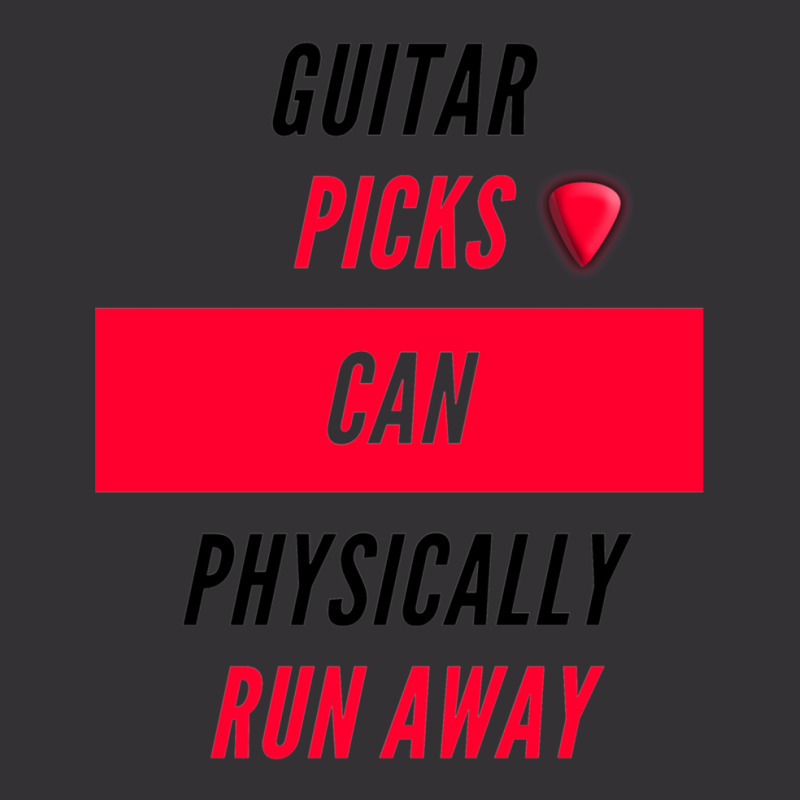 Guitar Picks Can Physically Run Away White Vintage Short by PhillipVickers | Artistshot