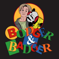 Bodger And Badger Retro Kids Tv Waist Apron | Artistshot