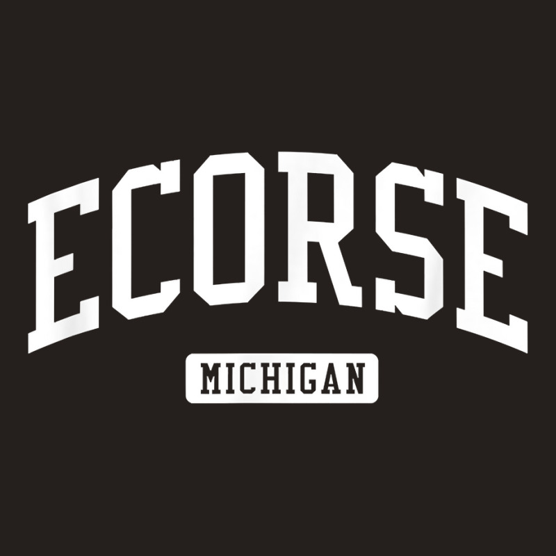 Ecorse Michigan Mi Vintage Athletic Sports Design T Shirt Tank Top | Artistshot