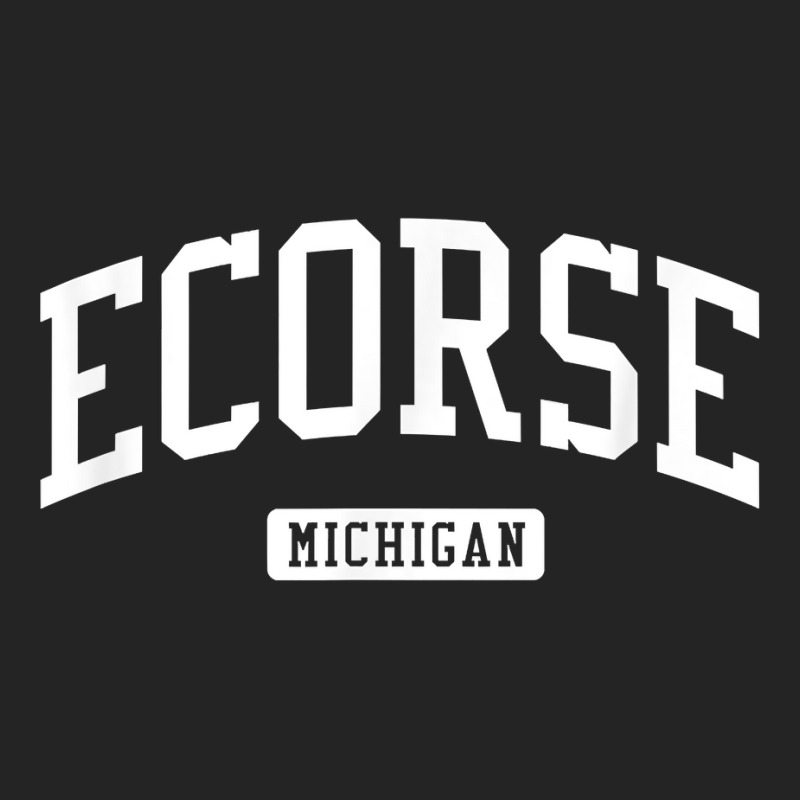 Ecorse Michigan Mi Vintage Athletic Sports Design T Shirt 3/4 Sleeve Shirt | Artistshot