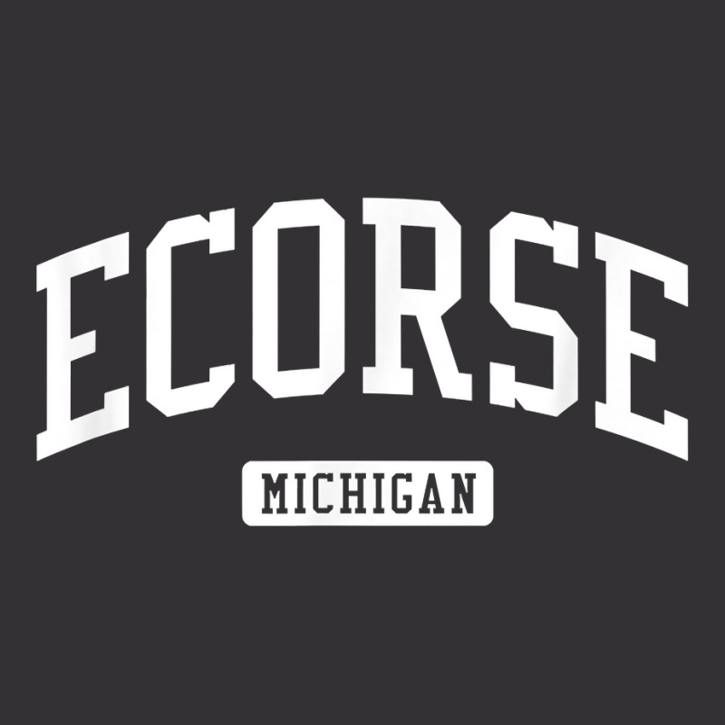 Ecorse Michigan Mi Vintage Athletic Sports Design T Shirt Vintage Short | Artistshot