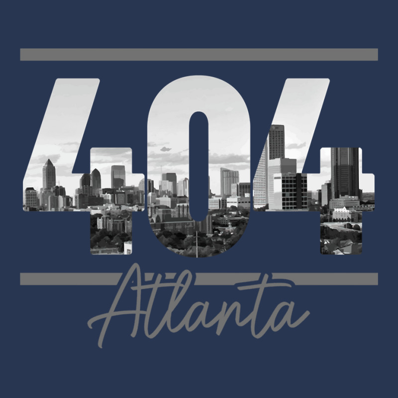 Atlanta 404 Area Code Skyline Atl Georgia Vintage Pullover Hoodie Ladies Denim Jacket by omano | Artistshot