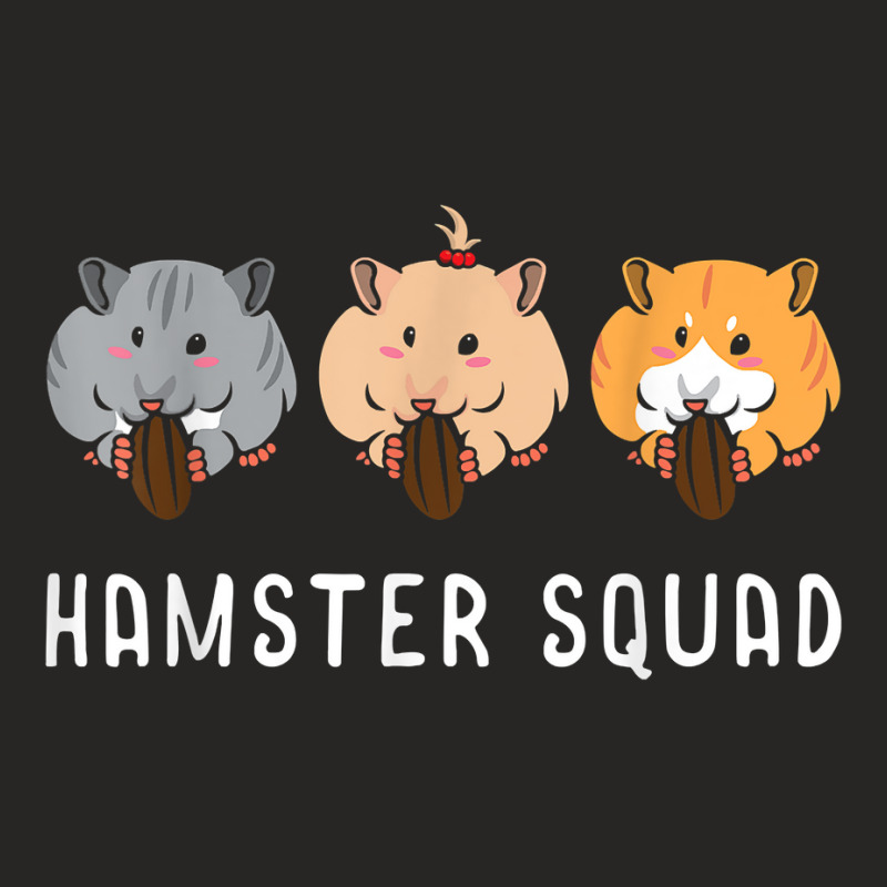 Hamster Squad Hammy Dad Mom Rodent Pet Animal Lover T Shirt Ladies Fitted T-Shirt by adam.troare | Artistshot