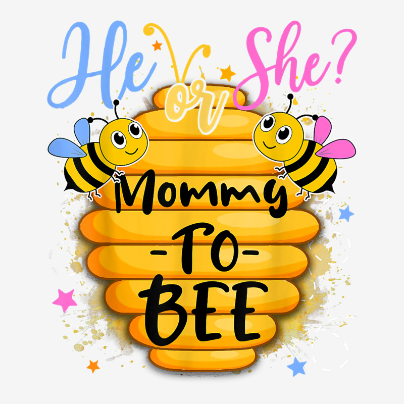 He Or She Mommy To Bee Gender Reveal Bee Lovers T Shirt Tote Bags | Artistshot