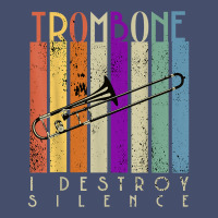 I Destroy Silence Funny Trombone Player Music Lover Saying T Shirt Vintage Short | Artistshot