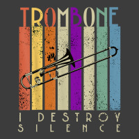 I Destroy Silence Funny Trombone Player Music Lover Saying T Shirt Men's Polo Shirt | Artistshot